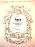 Produkt-Bild: Haydn - Symphonie Nr. 94 (mit Paukenschlag) - G-dur - Hob I Nr. 94 - Violine II (Breitkopf und H&auml;rtels Orchester-Bibliothek Nr. 4379) (Breitkopf und H&auml;rtels Orchester-Bibliothek Nr. 4379)