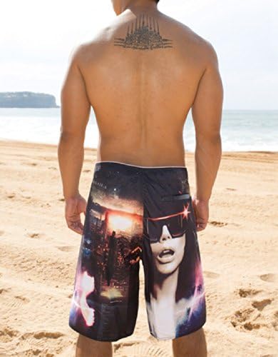 2014 New Men's Outdoor Leisure Quick Dry Beach Sport Short Pant Black M