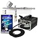 Master Airbrush&reg; Brand Model G233 * 3 Tip & Needle PRO SET Airbrushing System with Model TC-31 Compact Professional Air Compressor, Air Hose, Moisture Trap, All with Our 1 Year Warranty and Now Includes a (FREE) How to Airbrush Training Book to Get You Started.