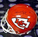 Priest Holmes Autographed/Hand Signed Football Helmet (Kansas City Chiefs)