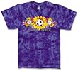 Youth Tie Dye Flower Power Short Sleeve T Shirt