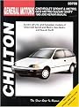 Chilton's General Motors (Chevrolet Sprint & Metro, Geo Metro/Suzuki Swift 1985-200 Repair Manual) (Chilton's Total Car Care Repair Manual) (Illustrated) (Paperback)