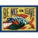 Be Nice or Leave Rug - 3'10"x5'4"