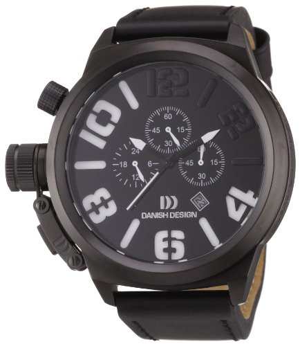 Danish Design Herren-Armbanduhr XL Analog Leder 
