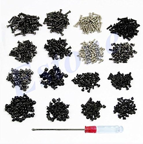 F85 Free Shipping 800pcs Laptop Screws Set + Screwdriver For IBM for Toshiba for Sony for Dell for Samsung for Lenovo