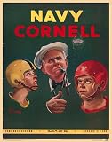 Navy vs Cornell '48 Vintage Football Poster