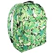 16 inch Everest Green Maple Leaves Wooded Camo Pattern Student School Bag Backpack