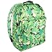 16 inch Everest Green Maple Leaves Wooded Camo Pattern Student School Bag Backpack