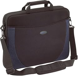 Targus Neoprene Sleeve Designed for 17 Inch Notebooks CVR217 Black with Blue Accents)