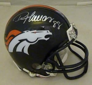 Demaryius Thomas Autographed Denver Broncos Mini Helmet w/JSA