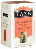 Tazo African Red Bush Herbal Infusion Tea, Caffeine Free, 20-Count Tea Bags (Pack of 6)