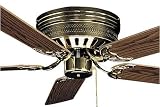Emerson Ceiling Fans Traditional Snugger 52 Model CF705SPB in Polished Brass. Indoor fan.