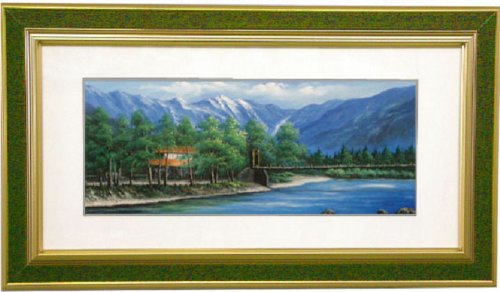 上高地河童橋SP（油彩画） 流月真一 画
