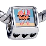 Baby Carriage Custom European Charm Beads - Pandora Bead & Bracelet Compatible