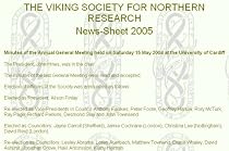 Viking Society for Northern Research Membership