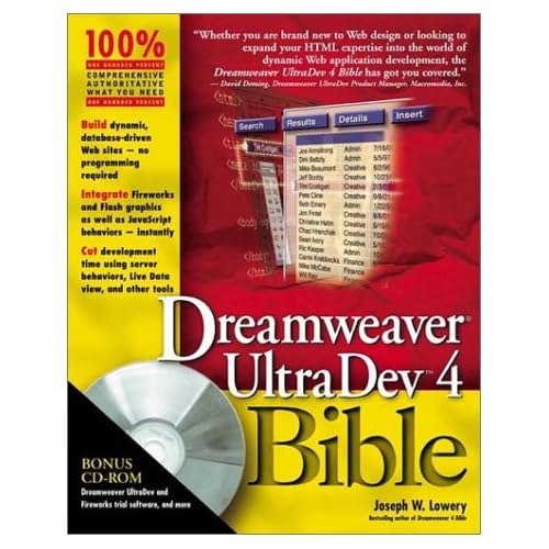  Dreamweaver UltraDev 4 Bible 