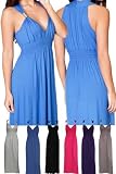 Womens Summer Stretch Coil Long Jersey Maxi Dress Size