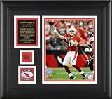 Mounted Memories Arizona Cardinals Kurt Warner Super Bowl Xliii 8X10 Framed Photo W/ Game Used Football Piece