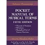 Schirmer Pronouncing Pocket Manual Of Musical Terms (Schirmer Dictionary)