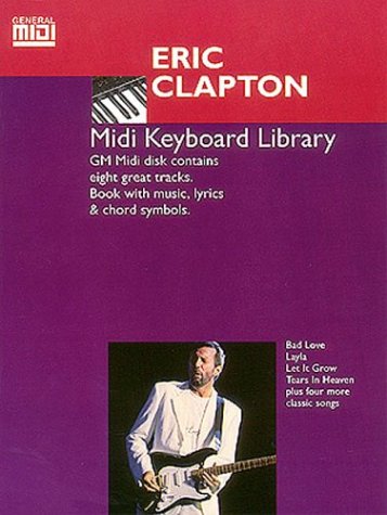 Eric Clapton MIDI Keyboard Library General MIDI Software Book and Disk Package