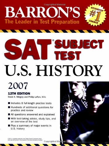 Barron's SAT Subject Test in U.S. History (Barron's 