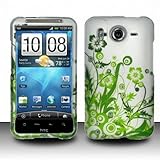 HTC Inspire 4G Accessory - Blossoming Green Spring Flower Protective Hard R ....