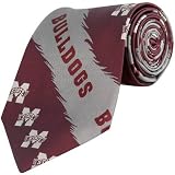 Mississippi State Bulldogs Maroon Woven Tie