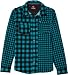 Quiksilver Boys Torn Up Long Sleeve Flannel