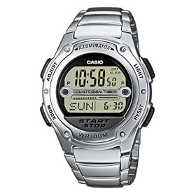 Casio - W-756D-7AVES - Montre Homme Acier - Quartz Digitale - Sport - Multifonctions - Bracelet Acier