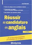 R�ussir sa candidature en anglais