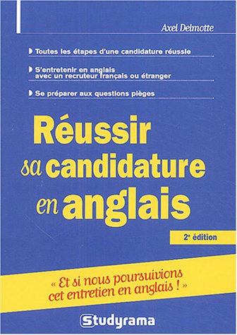 City Travel Guides Discounted  Used : Réussir sa candidature en anglais