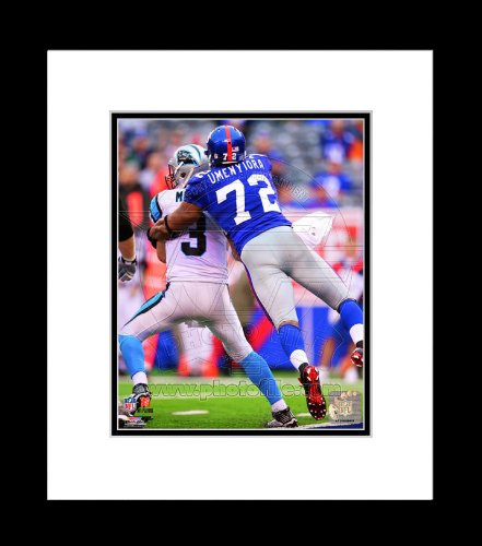 New York Giants Osi Umenyiora Framed 8x10 Picture