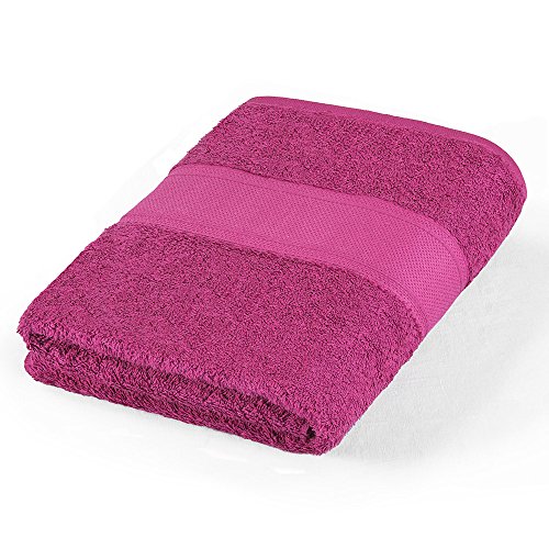 Ama de Casa Premium Bath Sheet 68"x35"- 100% Cotton 600 GSM (Azalea)