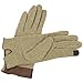 Alpine Swiss Womens Wool & Leather Trim Touch Screen Fashion Gloves