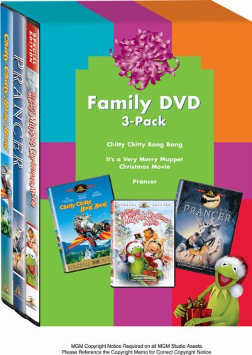 Christmas Family DVD 3-Pack (Chitty Chitty Bang Bang / It's a Very Merry Muppet Christmas Movie / Prancer)