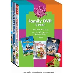 Christmas Family DVD 3-Pack (Chitty Chitty Bang Bang   It's a Very Merry Muppet Christmas Movie... by 