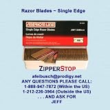 American Safety Razor 66-0089-disp Single Edge Razor Blade Box, 100-Pack
