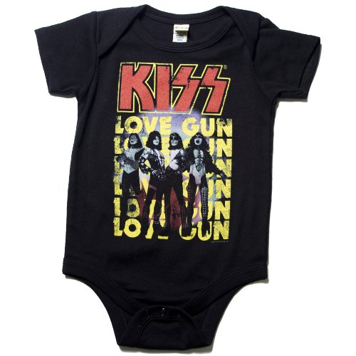 Kiss Lil Love Gun Baby Grow