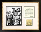 Ben Hogan Framed 8x10 Autographed Photograph with Biography