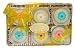 6 - pc Spring Blossoms Themed Belgian White Chocolate Covered Cream filled Chocolate Sandwich Cookies