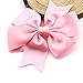 Foxnovo 15 Color 3 Boutique Hair Bows Girls Kids Alligator Clip Grosgrain Ribbon Headbands Hair Clips No Clip Baby Ribbon Hair Bows Baby Shower Gift!