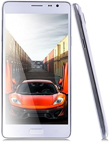 JIAKE N9100 Quad Core Android 4.4 Smartphone 5.5 Inch Screen 1G 8G MTK6582 1.3GHz (White)