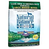 Natural Balance Dry Dog Food, Grain Free Limited Ingredient Diet Large Breed Lamb Meal and Rice, 28 Pound Bag