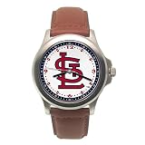 St. Louis Cardinals MLB Rookie Watch with Leather Band - Men's