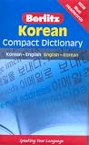 Korean Berlitz Compact Dictionary: Korean-English : English-Korean (Berlitz Compact Dictionaries)