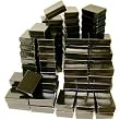 100 Necklace & Pendant Cotton Display Jewelry Gift Boxes
