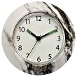 GE 11246 EL Clock Always On Night Light with Faux Marble Finish