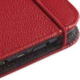 picture of Kindle Keyboard Leather Cover, Burgundy Red