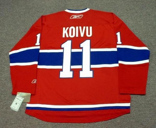 SAKU KOIVU Montreal Canadiens REEBOK RBK Premier Home NHL Hockey Jersey