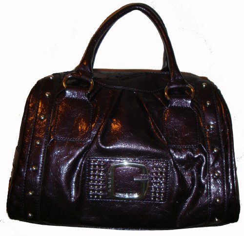 Women's Guess Purse Handbag Hippy Glam Purple